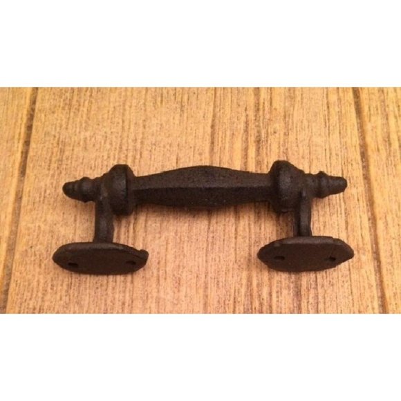 Large Cast Iron 5 3/4" Door Handle Pull 0009 - Picture 1 of 12